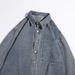 Retro Denim Shirt, Men's Trendy Loose Collar Jacket, Men's Top_mkmklike.com