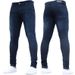 Men's Classic Straight Jeans - 90% Cotton Stretch Denim, Mid-Rise With Zip Fly, Washed Black/Deep Blue/Light Blue (S-3XL)_mkmklike.com