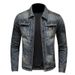 Pulse Pulse Venom European And American Washed Vintage Classic Denim Jacket For Men Youth Street Style Handsome Coat Trendy_mkmklike.com
