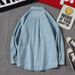 New Spring Denim Shirt Men's Long-sleeved Shirt Versatile Couple Large Size Jacket Loose Trendy Men Autumn And Winter_mkmklike.com