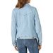 Women's Slim Fit Denim Jacket - Stretch Cotton Casual Coat (Blue/Black/Light Blue/Dark Blue), S-3XL_mkmklike.com