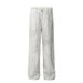 China-Chic Worn Down American Dirty White Jeans Women's Loose Draping Straight Leg Pants_mkmklike.com