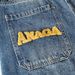 Men's Embroidered Denim Shorts Summer New Style Loose Plus Size Mid-Length Retro High Street Five Point Pants_mkmklike.com