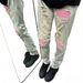 Men's Stretch Ripped Patchwork Skinny Jeans - Vintage Washed Denim Pants With Comfort Fit For Casual Streetwear_mkmklike.com