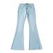 Women's Clothing Summer New Slightly Spicy Washed Raw Edge Jeans For Women Hot Girls Low Waist Long Legs Slim Trousers_mkmklike.com