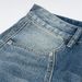 Washed Gradient Jeans For Men Loose Wide-Leg Floor-Length Split Patchwork Design Casual Straight-Leg Pants Trendy_mkmklike.com