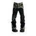 Men's Clothing American Street Style Large Size Retro Camouflage Patchwork Jeans Women's Hip Hop Niche Straight Drape Casual Mopping Pants Trend_mkmklike.com