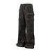 American High Street Workwear Camouflage Loose Wide-Leg Men's With Zipper Pockets Unique Design Niche Denim Straight-Leg_mkmklike.com