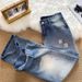 Men's Distressed Black And Grey Straight Leg Jeans High Street Vibe Casual Versatile Styling Wholesale Available_mkmklike.com