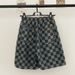 Men's Vintage Checkered Denim Shorts - Oversized Retro Streetwear Cargo Shorts With Loose Fit (Sizes S-3xl)_mkmklike.com