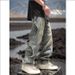 Men's Clothing Men's High Street Button Down Jeans Hip Hop Straight Leg Loose Casual Pants Trendy Vibe Spring Autumn_mkmklike.com