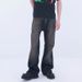 Men's Clothing Men's Mud-Dyed Flare Jeans - Vintage Washed Bootcut Denim Pants (Navy, S-XXL) Fashion Trends_mkmklike.com