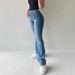 Women's High-Waisted Straight-Leg Jeans – Stretch Denim Pants (Slim Fit, Comfortable & Versatile For Spring/Summer, Office & Casual Wear)_mkmklike.com