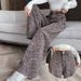 Blue Printed Wide-leg Jeans For Women, 2025 New Model, Ultra-sparkling Design, Chinese Style, Slim-fit Long Pants A8577_mkmklike.com