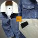 Loom Fleece-Lined Denim For Men 2024 Winter European And American Simple Elegant Slim Fit Casual Thickened Warm Men's Jacket_mkmklike.com