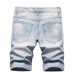 Men's Glow-In-The-Dark Striped Straight-Leg Jeans – Hand-Painted Color Splatter & Distressed Denim (28-42)_mkmklike.com