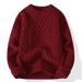 Chicco Cross-Border Hot-Selling European Plus Size Knitted Sweater For Men Women, Autumn And Winter, Round High Neck,_mkmklike.com