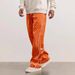 Men's New Embroidered High Street Trendy Brand Casual Legged Pants Men_mkmklike.com