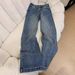 High Waist Flared Jeans For Petite Women - Winter Warm Fleece Lined & Star Embellished Wide Leg Pants_mkmklike.com