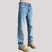 HME Men's Slim Straight Leg Jeans Casual Versatile European American Style Cross Border Exclusive for TEMU SHEIN_mkmklike.com