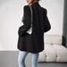 Women's Clothing autumn and winter solid color lapel small suit temperament commuter jacket_mkmklike.com