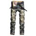 Loom Jeans Wholesale For Men, Vintage Washed Ripped Jeans, Non-Stretch, European And American Style, Versatile, Cross-Border_mkmklike.com