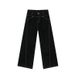 EF JEANS | 2025 Spring New American Design Series Bright Line Three-dimensional Black Casual Jeans_mkmklike.com
