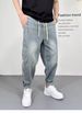 Men's Clothing Plus Size Distressed Jeans For Men American Casual Edgy Straight Leg Loose Fit Slightly Flared Wide Leg Pants For Spring Autumn_mkmklike.com
