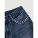 Fashionable Women's Flared Denim Pants Embroidered Back Pocket Design, Embellished With Rhinestones, Suitable For All_mkmklike.com