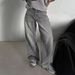 Trendy Pants Wide-Leg Casual 2025 Spring And Autumn New Fashion High-Waist Draped Straight Loose Retro Jeans For Women_mkmklike.com
