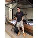 Men's mid Waist Camouflage Shorts American Retro Style Loose Fit Casual Cargo Pants Trendy Five Point Design Summer Wear_mkmklike.com