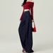 American-style Dark Blue Wide-leg Jeans Women, And Autumn 2026 New Model, High-waisted, Loose, Drapey, Floor-length_mkmklike.com
