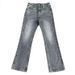 Men's Slim Bootcut Jean Selvedge Denim In Charcoal Black (Vintage Wash, Comfort Stretch, )_mkmklike.com