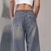 Vintage Washed Straight Leg Jeans – Distressed Blue, Relaxed Fit (S-XXL)_mkmklike.com