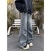 American Jeans 2025 Spring/Summer New High Street Fashion Brand Design Sense Loose Casual Pants Men's Clothing_mkmklike.com