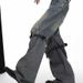 Small Niche Distressed Waisted 3D Splicing Design, American High Street Trendy Brand Micro Flared Jeans For Men_mkmklike.com