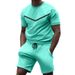 Men's Clothing round neck t-shirt short sleeve men's NK youth casual sports men's suit_mkmklike.com