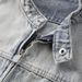 Loom Unique Retro Stand Collar High-end European And American Street Style Cool Motorcycle Denim Jacket For Men_mkmklike.com