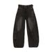 Trendy American Silhouette Scimitar Jeans Men's High Street Design Pants Washed Straight Wide-leg Trousers_mkmklike.com