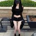 Women's American Style Low Rise Hot Pants Sexy Stretchy Tight Fitting Black Denim Shorts for Spring And Summer Wear_mkmklike.com