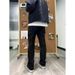 Nordmann Fit Black Jeans For Men American High Street Vibe Straight Trendy Brand Tall And Slim Casual Long Pants_mkmklike.com