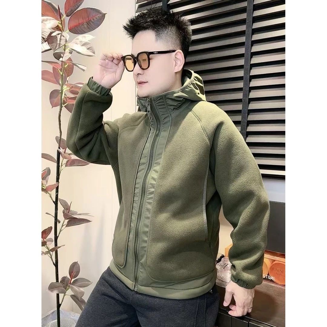 High-End Elegant Fashion Trend Men's Sports Casual Retro Niche Loose Warm Premium Jacket_mkmklike.com