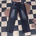 Men's Clothing 2026 Men's Jeans Rhinestone Washed Denim_mkmklike.com