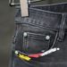 Men's Splatter Paint Denim Jeans – Retro & Edgy Streetwear, Slim Straight Fit (Sizes 28-36, Black-Grey)_mkmklike.com