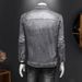 Loom Men's Autumn 2024 New Style Turn-down Collar European And American Motorcycle Jacket Retro Multi-pocket Stylish Denim_mkmklike.com