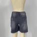 Women's Clothing Distressed Denim Shorts With Fringe Hem - Plus Size 5-Pocket Mid-Thigh Bermuda (S-4XL)_mkmklike.com