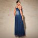 K Large Size Women's New Denim Camisole Long Dress_mkmklike.com