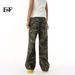 EF JEANS | 2025 New American Vintage High Street Camouflage Straight Wide Leg Loose Tooling Jeans Casual_mkmklike.com