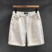 Men's Clothing Retro Jacquard Denim Shorts Summer Design Washed Five Point High Street Cool Stylish Athletic Pants_mkmklike.com