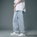 2024 New Street Casual Baggy Jeans Men's Streetwear Hip Hop Straight Wide Leg Trousers Students' Denim Pants Blue Black_mkmklike.com